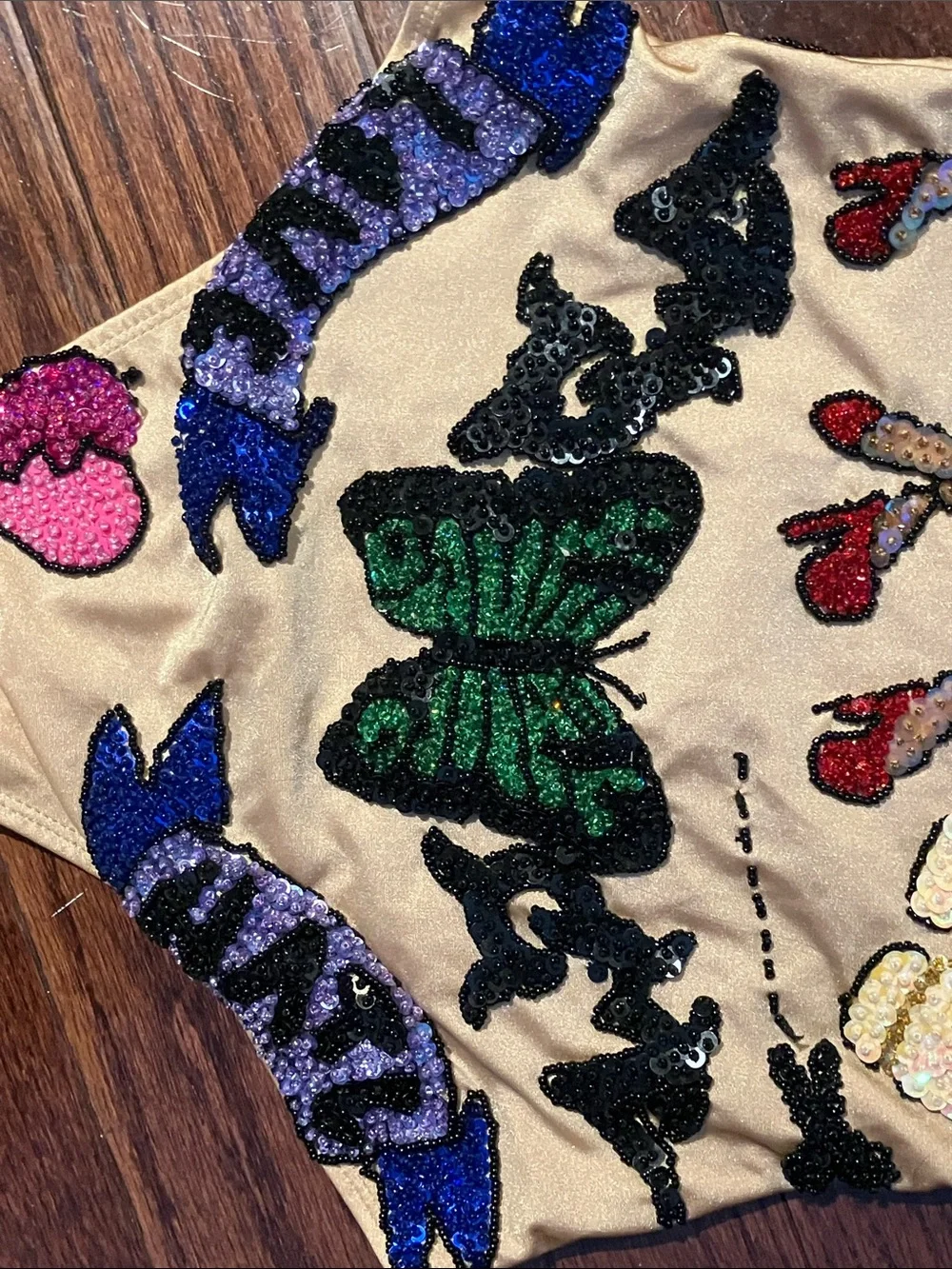 SeaQueen Lola - Bambi Sequin tattoo nude One-Piece Swimsuit Discount Universe - Picture 15 of 16